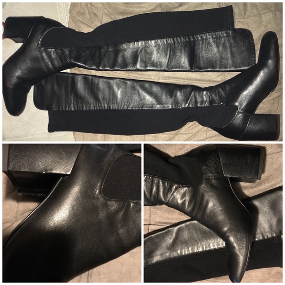 STUART WEITZMAN Leather Over-The-Knee Boots Size 6 - Picture 3 of 8
